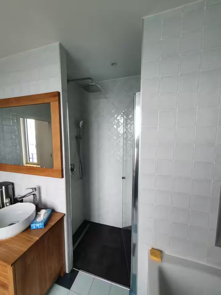 Sa salle de bains — la douche